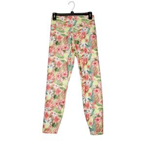 Muscle Nation HBxMN Sweetheart Tropical Floral Ankle Leggings - L NWT
